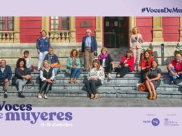Foto de #VocesDeMuyeres en la rueda de prensa